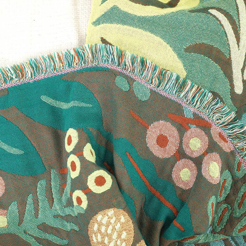 Sommer-Steppdecke aus reiner Baumwolle mit Handtuch-Struktur von Your Warm Home, Mehrfarbig, B x H: 150 x 200 cm - Bild 2