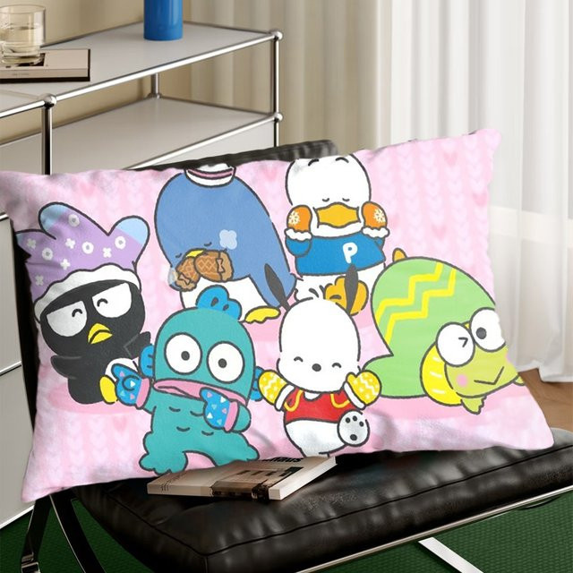 Dekorativer Kissenbezug G-Gudetama von MINISO im Nordic Style, B/B: 45 x 45 cm, Mehrfarbig - Bild 1