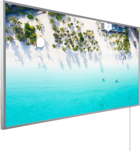 Könighaus Infrarotheizung Panorama-Serie Traumstrand Multicolor B: 50 cm, H: 60 cm, 300 W - Bild 1