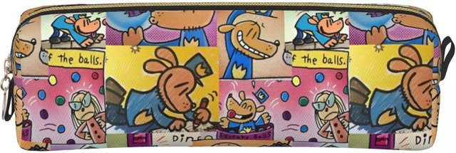 Dog Man Comic Federmäppchen von Fancy Style Studio, bunte Stiftebox für Schüler und Kinder - Bild 1