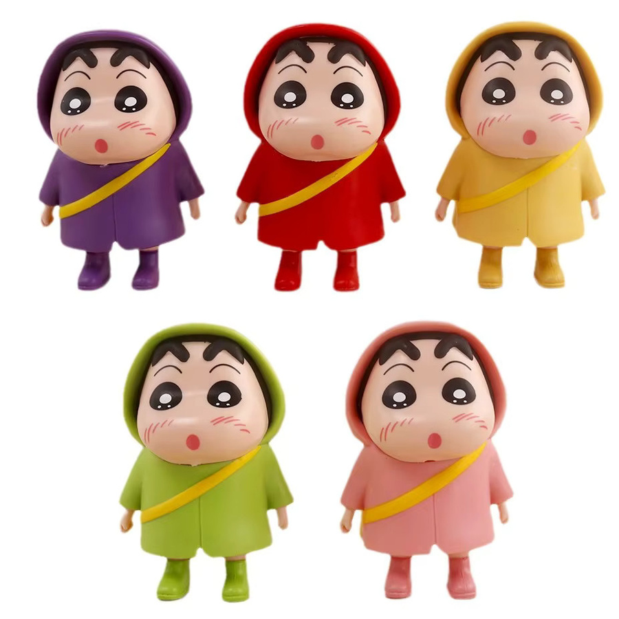Bandai Crayon Shin-Chan Actionfigur, Shin Chan Regenmantel, Einzelfigur - Bild 6