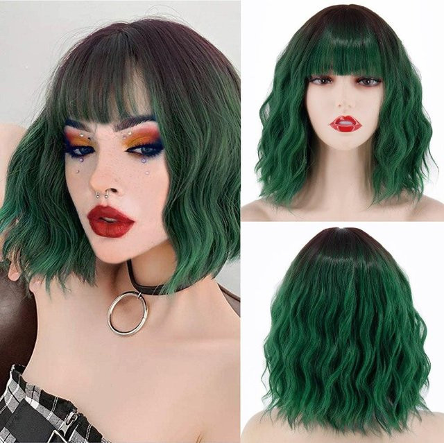 LISI HAIR Perücke, Bob, Ombre Blonde, Synthetische Faser, Damen - Bild 1