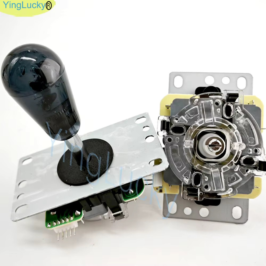 Sanwa 2-Spieler Arcade-Kit mit transparenten blauen Drucktasten und Zero Delay USB-Controller für PC und Raspberry Pi - Bild 2