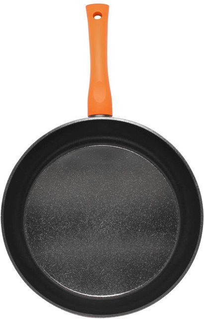 Elo Pfanne aus Aluminium in Orange und Schwarz mit Antihaftbeschichtung Durchmesser: 28 cm - Bild 1