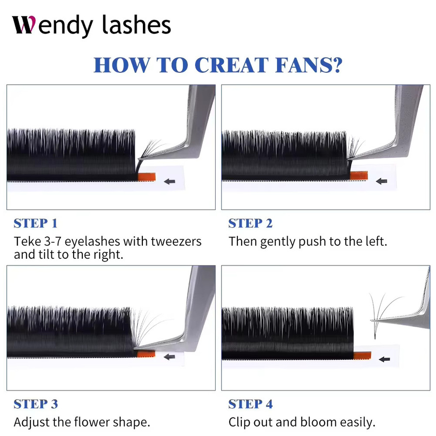 Wendy Lashes Wimpernverlängerung, Black, Unisex, Natürlich - Bild 5