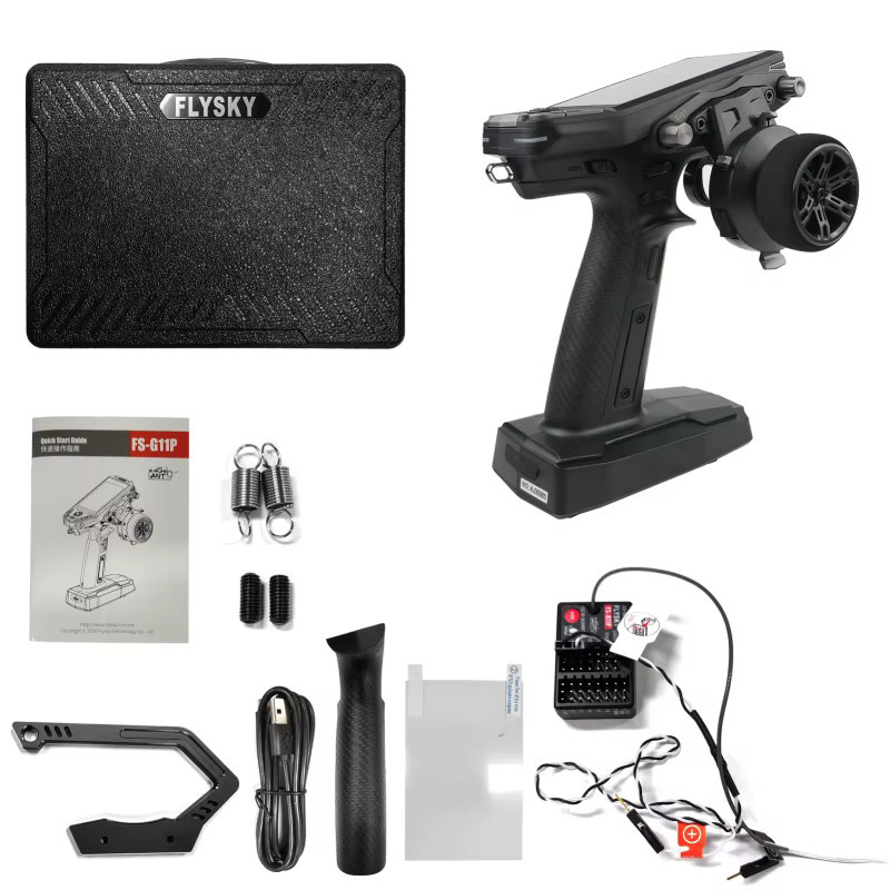 Flysky Fernbedienung mit Empfänger-Set, 2,4GHz, 11-Kanal, 3,5 Zoll Bildschirm - Bild 6