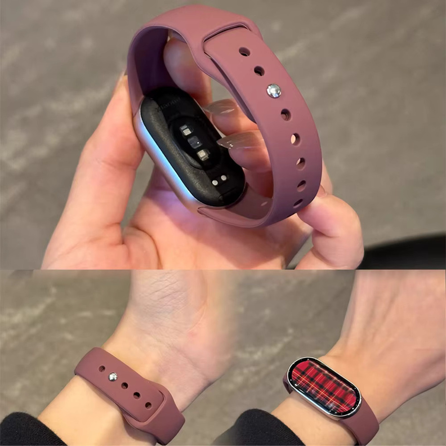 Uhrenarmband Silikon, Schwarz, Unisex - Bild 3