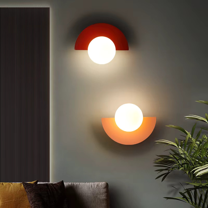 KINLAMS Nordic LED Wandleuchte in Weiß für Schlafzimmer, Wohnzimmer und Flur - Bild 3