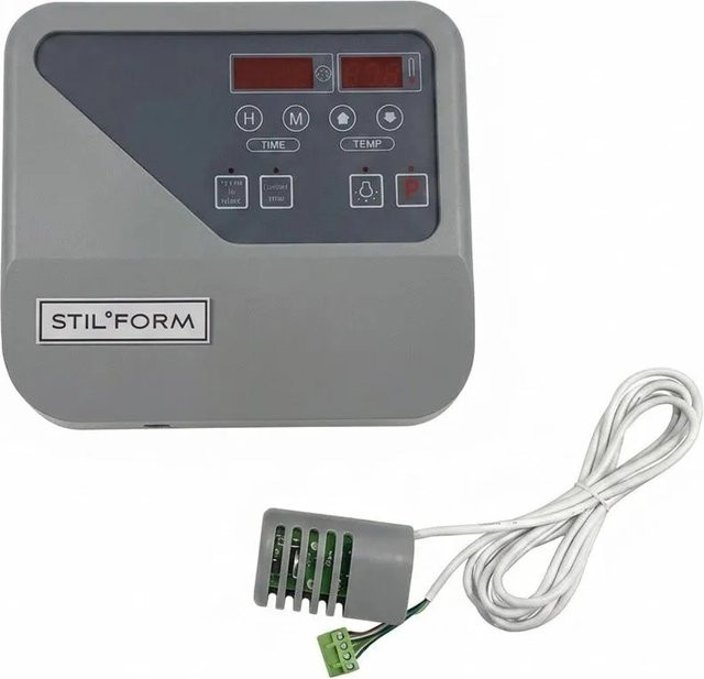 Stilform Thermolux Digital Controller für Saunaöfen von 3 bis 9 kW, grau - Bild 1