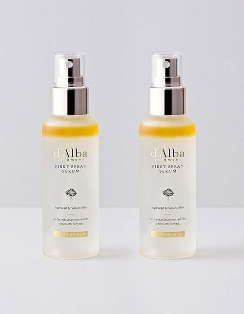 d'Alba First Spray Serum, 2x 100 ml, mit weißem Trüffelextrakt - Bild 1