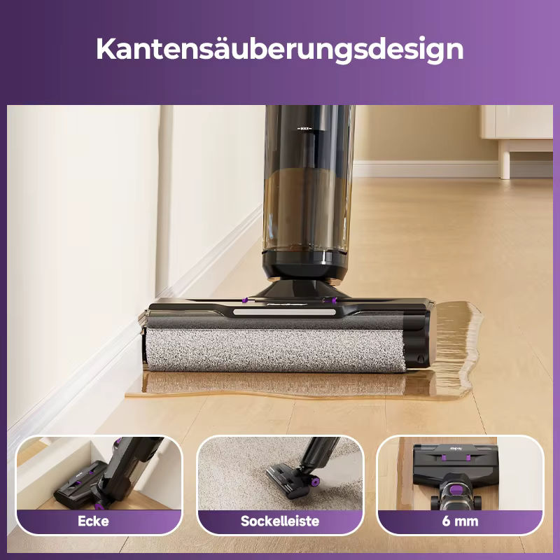 Redkey W15 Kabelloser Nass-Trocken-Staubsauger in Schwarz mit Selbstreinigungsfunktion und intelligenter Schmutzerkennung - Bild 3