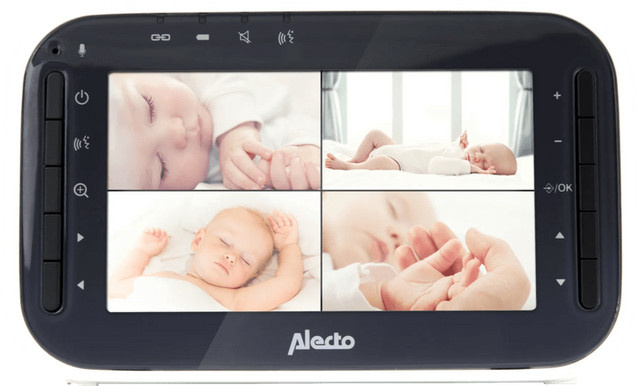 Alecto DVM-200M Video-Babyphone mit Kamera und Temperaturanzeige - Bild 1