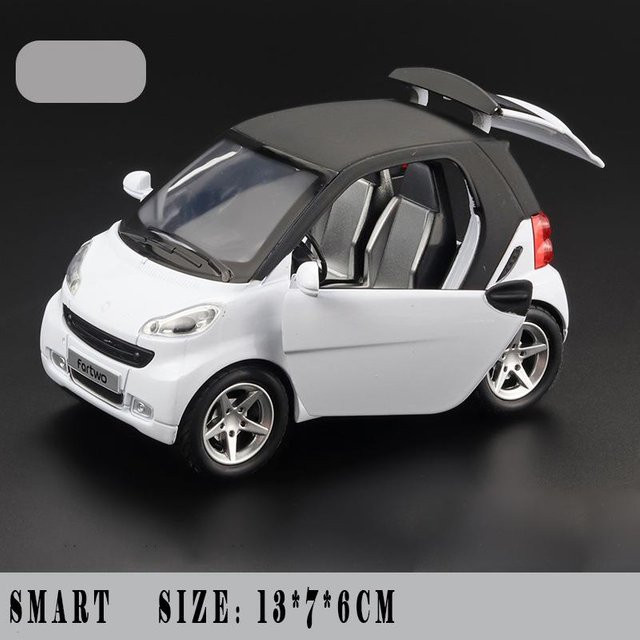 Linyi toy car Mercedes Benz Smart, Modellauto, 1:32, mit Sound & Licht, ab 14 Jahren - Bild 1