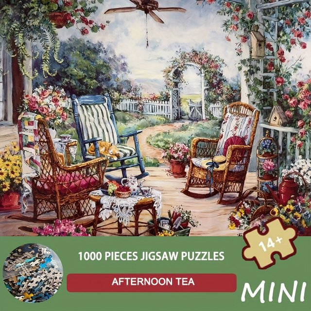 MaxRenard Nachmittagstee-Thema, Puzzle, 1.000 Teile, ab 14 Jahren - Bild 1