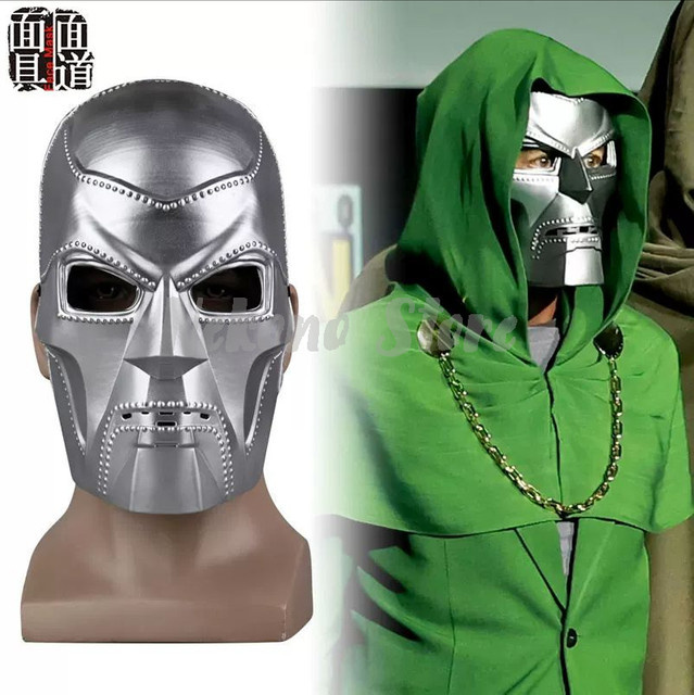 HHYRCOS Doktor-Film Cosplay-Kostüm, Böser Wissenschaftler, Grüner Mantel Hosenanzug mit Maske, Unisex - Bild 1