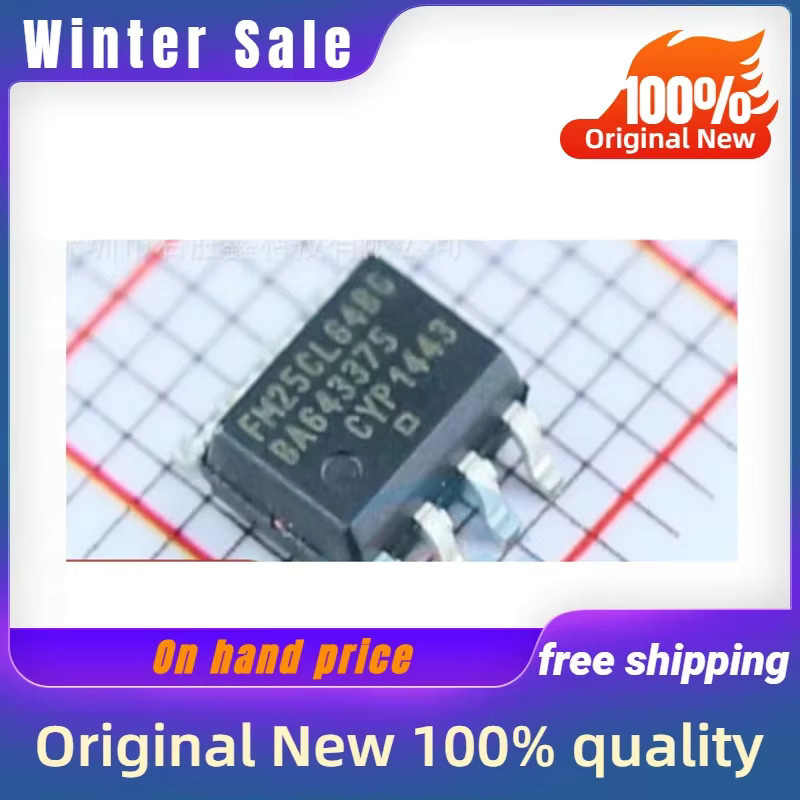 10 Stück FM25CL64BG FM25CL64B-G Speicherchips in Schwarz SOP-8 - Bild 2