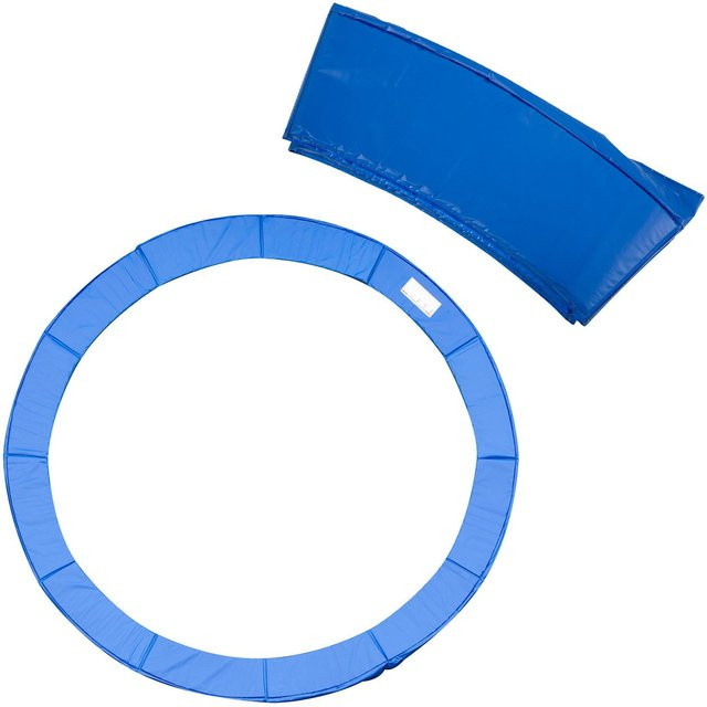 HOMCOM Trampolin Randabdeckung für Sicherheitsnetze, Farbe: Blau, Durchmesser: 366 cm - Bild 1