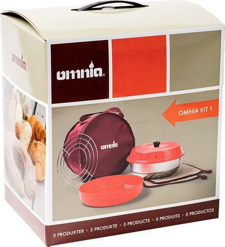 Turris Omnia Omnia Kit Backofen Camping KIT 1500 in Rot und Beige - Bild 1