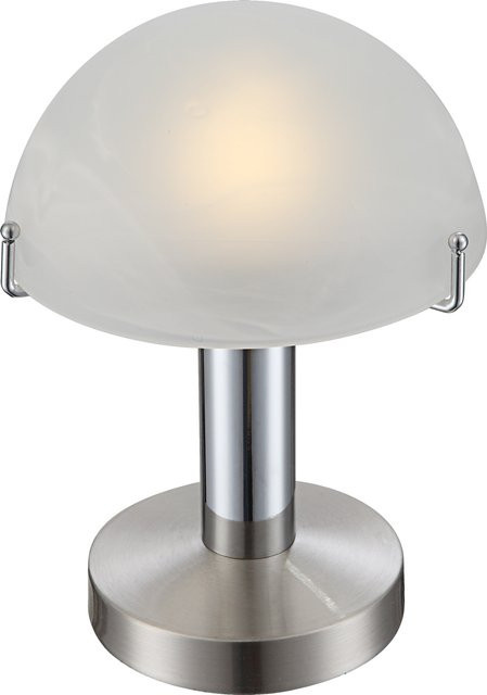 Tischleuchte Globo Lighting OTTI in Chrom und Weiß mit Glas und Touch-Funktion - Bild 1