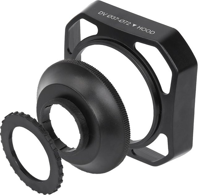 Andoer DV Kamera Gegenlichtblende in Grau für 37mm und 72mm - Bild 1