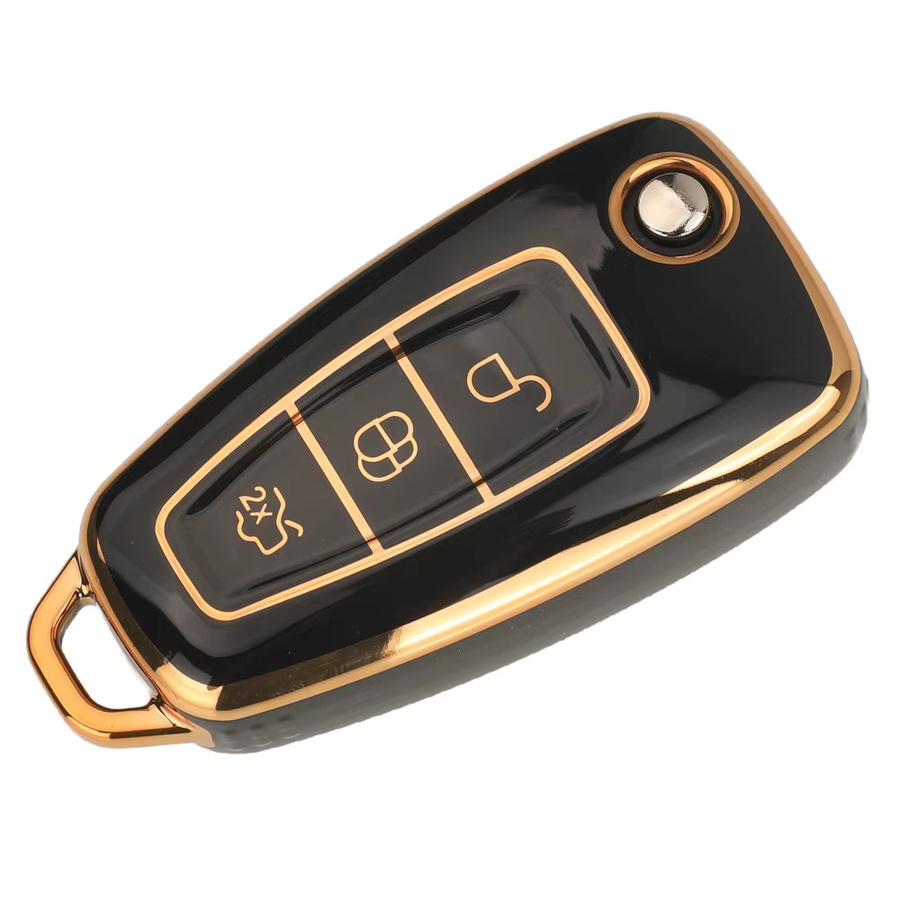 Jingyuqin Auto Remote Key Case Anhänger, Soft TPU, Unisex - Bild 2