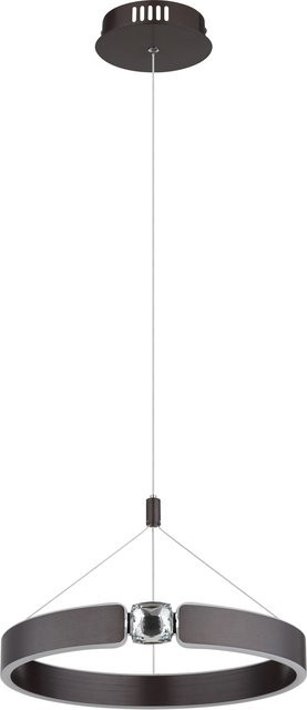 Hängeleuchte HENDRICKS von Globo Lighting in Bronze und Braun mit Glas-Elementen - Bild 1