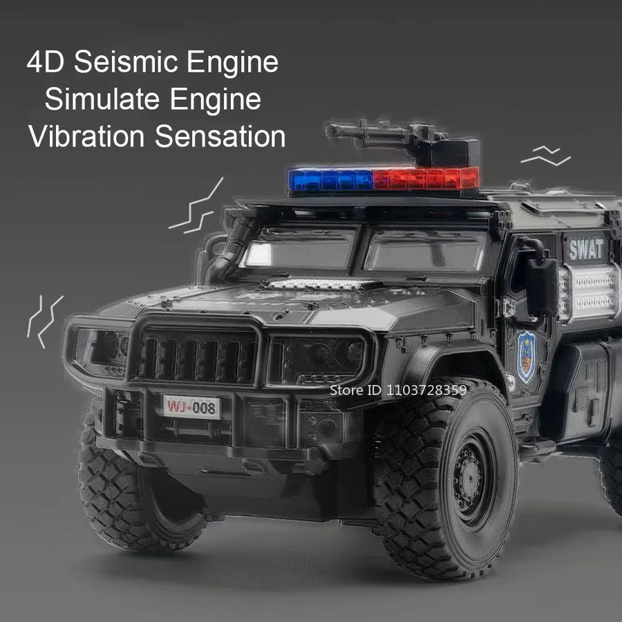 MAKEDA Sabertooth Gepanzertes Auto Modell, 1:32, Metall, mit Licht und Sound - Bild 2