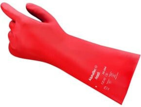 Ansell AlphaTec 15-554 Schutzhandschuhe in Rot, Größe 10 (XL) - Bild 1