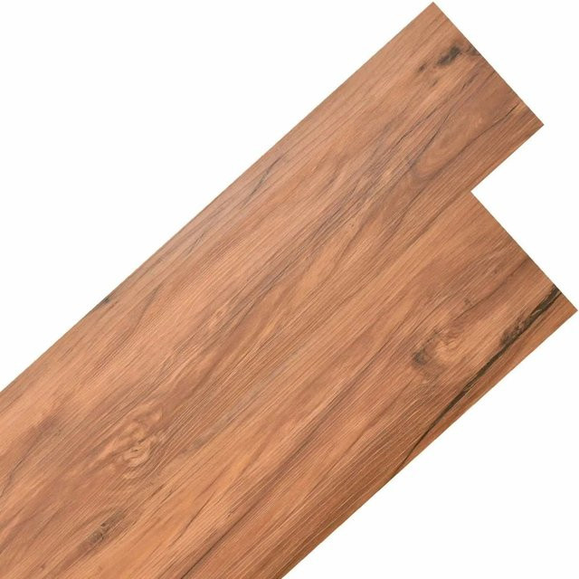 vidaXL Bodenplanken in Holzoptik, 18 Stück, Selbstklebend, Beige/Braun, 2,51 m² - Bild 1