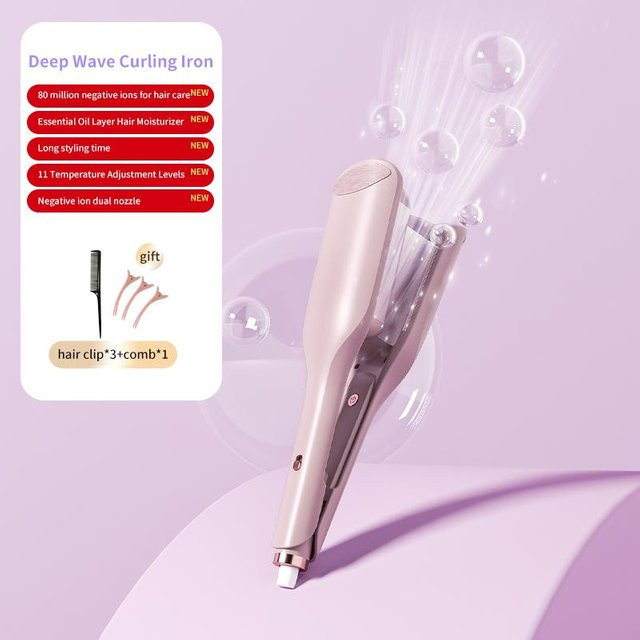 Binchi Health Electronics V-Wellen-Lockenstab, 32 mm, Violett - Bild 1
