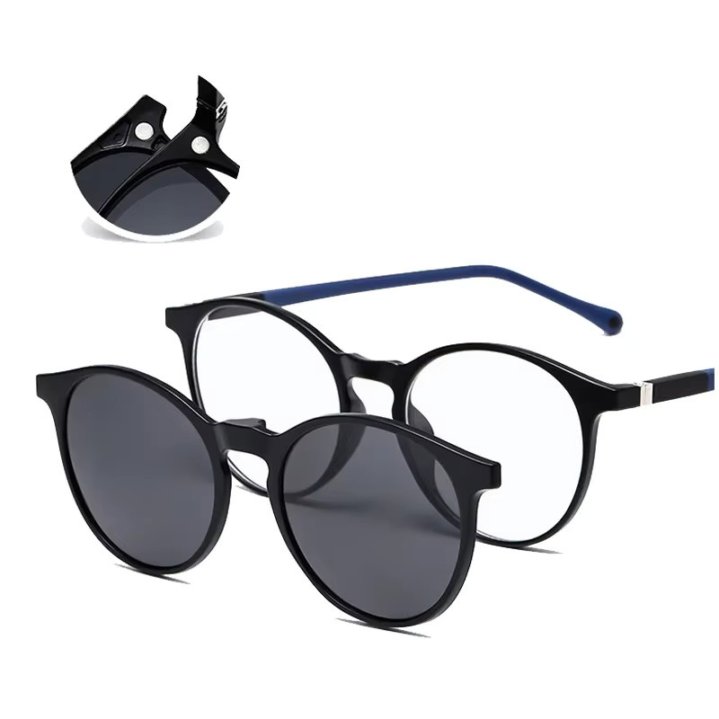 NINJONA Sonnenbrille, quadratisch, Vollrand, Kunststoff, transparent, polarisiert - Bild 2