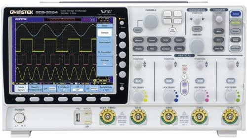 GW Instek GDS-3504 Digital-Oszilloskop mit 500 MHz Bandbreite, 4 Kanälen, 4 GSa/s und 8 Bit Digital-Speicher - Bild 1