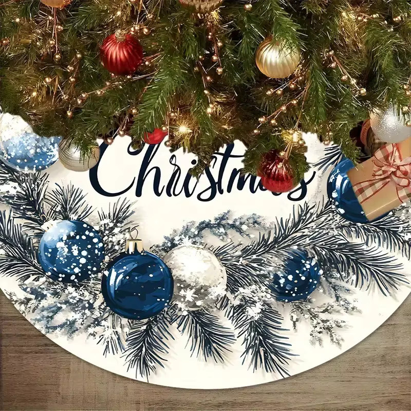 VIKAMA Weihnachtsbaum-Kissen Blue Bell in Blau für deine Weihnachtsdekoration und Partyzubehör - Bild 3
