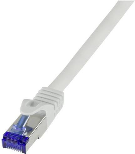 LogiLink RJ45 CAT 6a S/FTP Ethernet LAN Kabel Grau, Länge: 20,0 m - Bild 1