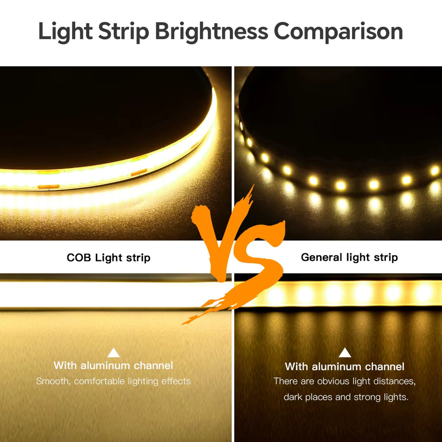 CHNAITEKE USB-LED-Licht mit Vibrationssensor in Weiß für Schminktisch und Spiegelbeleuchtung - Bild 3