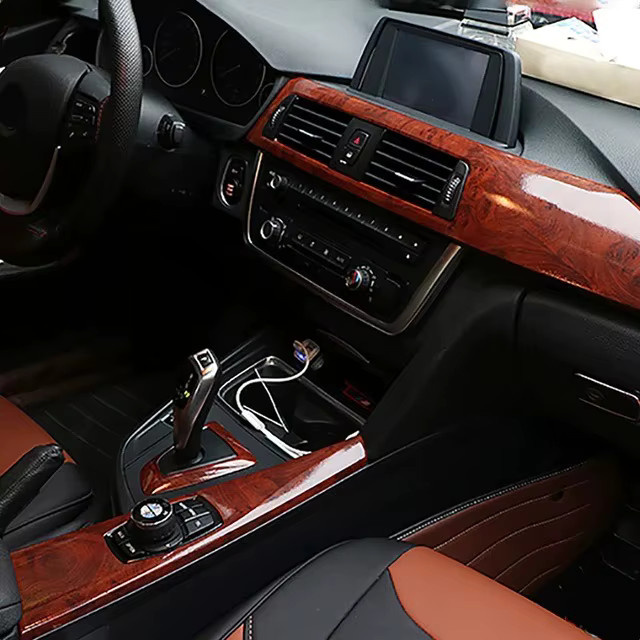 KASDA Selbstklebender Vinyl Wrap Film mit Holzmaserung und Air Release für Auto, Möbel und Home Office in Glanz-Optik - Bild 6