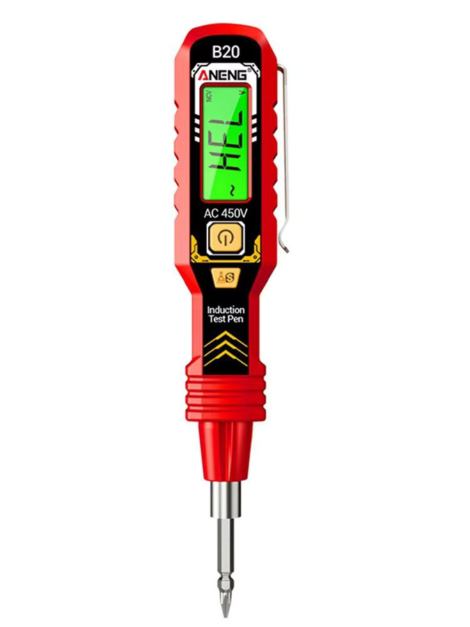 Gaqqee Multifunktionaler digitaler Induktions-Spannungsprüfer mit Breakpoint-Digitalanzeige für 50-60Hz - Bild 7