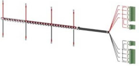 Siemens Spannungsversorgungskabel 4polig in Schwarz 3KC98307 - Bild 1