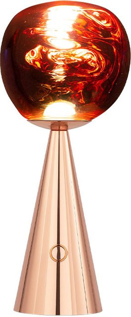 Tom Dixon Melt Portable LED-Akkuleuchte in Kupfer mit Glas und dimmbarer warmweißer Beleuchtung (3000K) - Bild 1