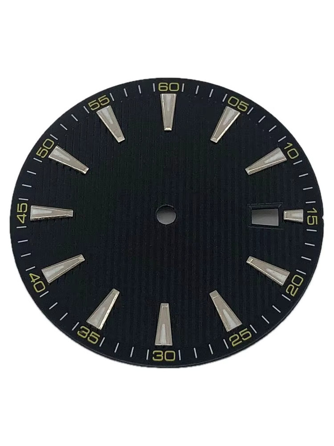 Neiton Zifferblatt, 33,5 mm, Schwarz, Unisex, für NH36 NH35 Miyota8205/8215 ETA2836 - Bild 2