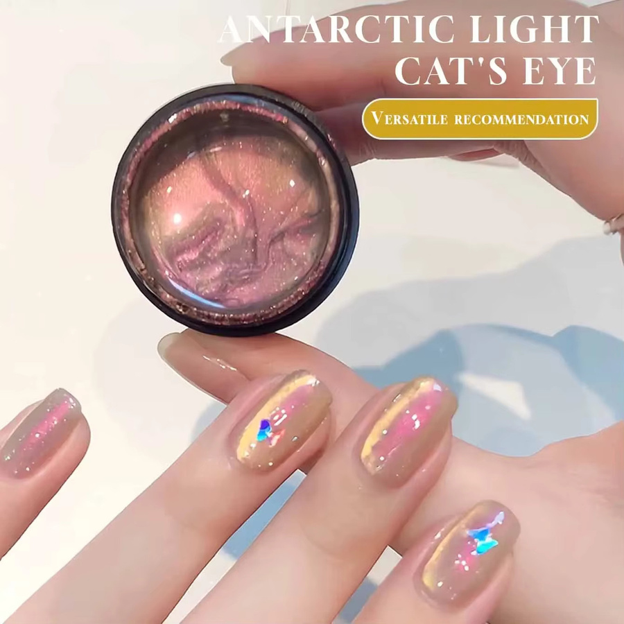 MIANEL Gel-Nagellack Nordlicht-Gold, 10 ml, schimmernd - Bild 2