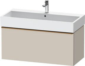 Duravit Waschtischunterschrank D-Neo beige matt, wandhängend, B: 98,4 cm, T: 44,2 cm, H: 44,0 cm - Bild 1