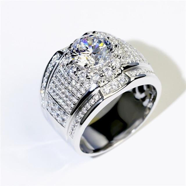 YIRAN Jewelry Ring 925 Silber, Diamant, Unisex - Bild 1