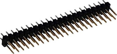 Molex Stiftleiste Standard in Schwarz und Gold mit 2 Reihen - Bild 1