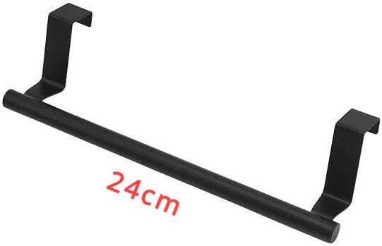 Love Home Garden Handtuchstange aus Stahlmetalldraht in Schwarz als Aufbewahrungsorganisator für das Badezimmer - Bild 1