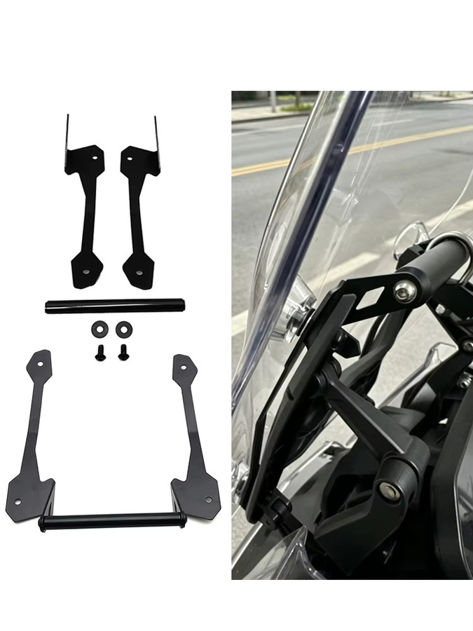 TUTU-MOTO Smartphone Navigationshalterung für BMW F850GS Adventure 2018-2023, Schwarz - Bild 3