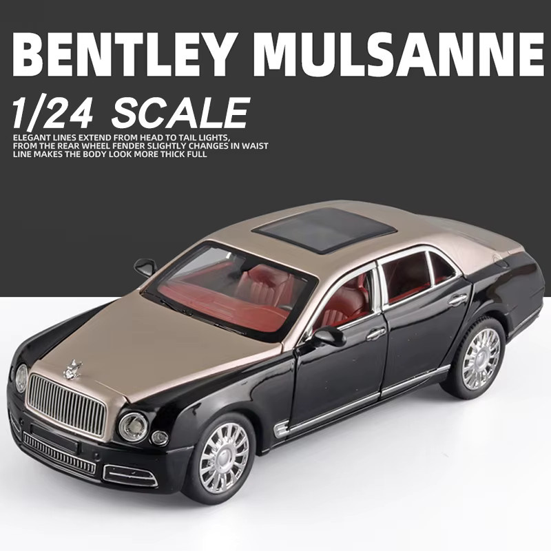 Maisto Bentley Mulsanne, Modell Auto, 1:24, Metall, Sound & Licht, ab 3 Jahren - Bild 4