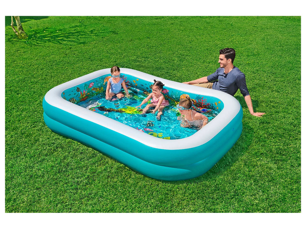 Bestway Family Pool 3D Abenteuer eckig B/T/H: 262 x 175 x 51 cm - Bild 2