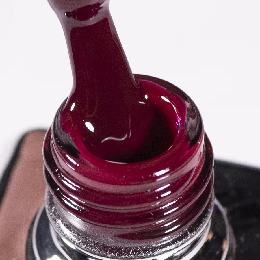 KODIES Nude Gel Nagellack, Burgund Weinrot, 15 ml - Bild 2