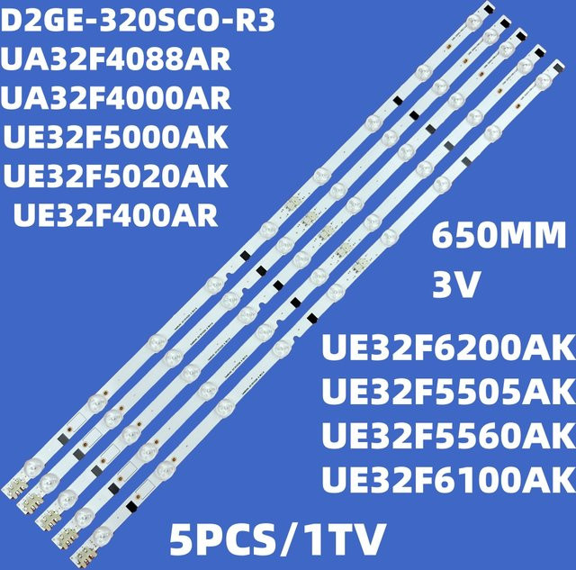 DOYM LED Hintergrundbeleuchtung für 32 Zoll Fernseher in Weiß - Bild 1